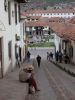 Cuzco Cobbled lane leading to Cuzco's main square