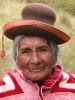 PERURAIL Old Peruvian women at the La Raya train station
